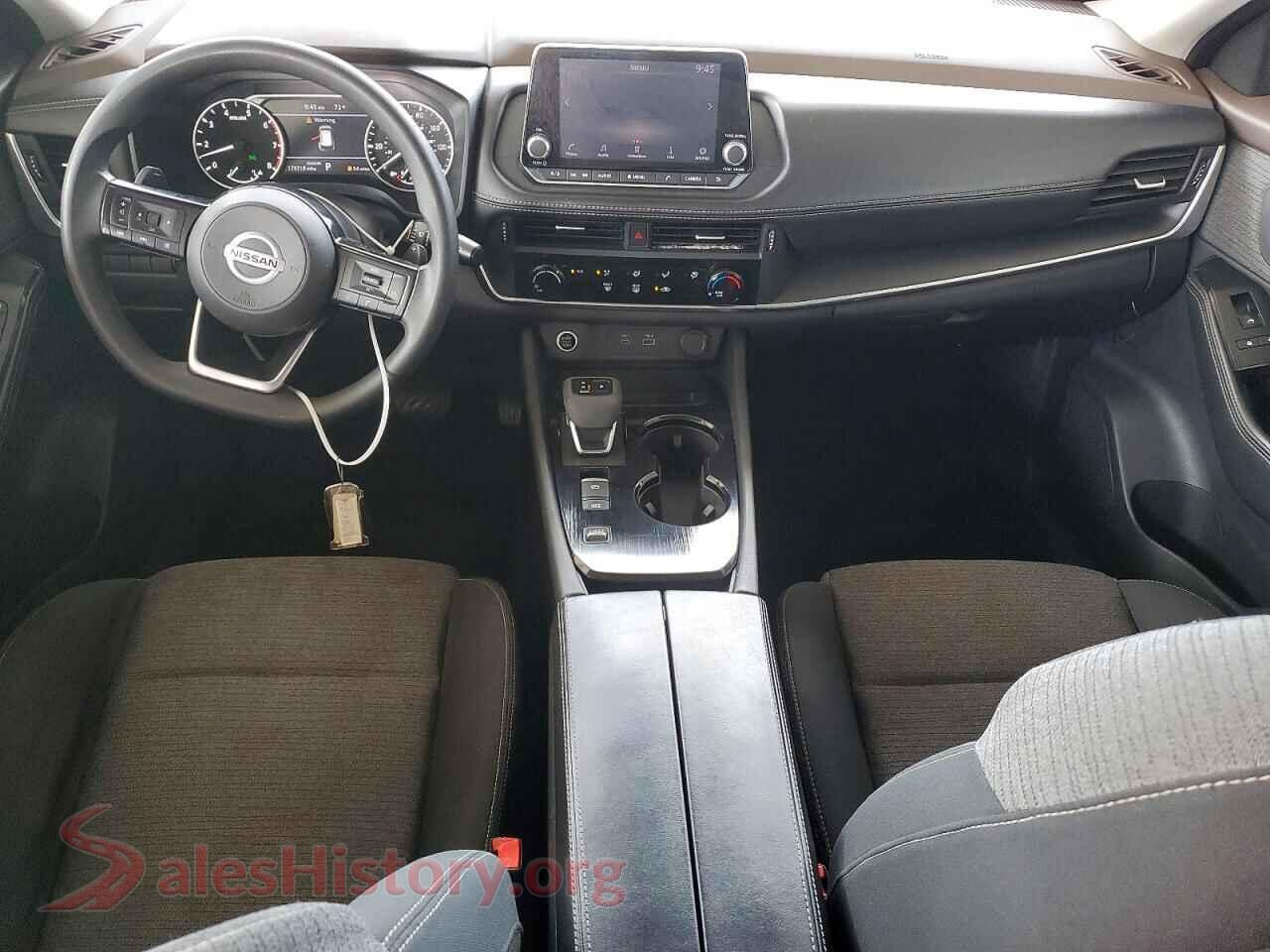 2021 NISSAN ROGUE VIN 5N1AT3AA4MC695314, interior dashboard