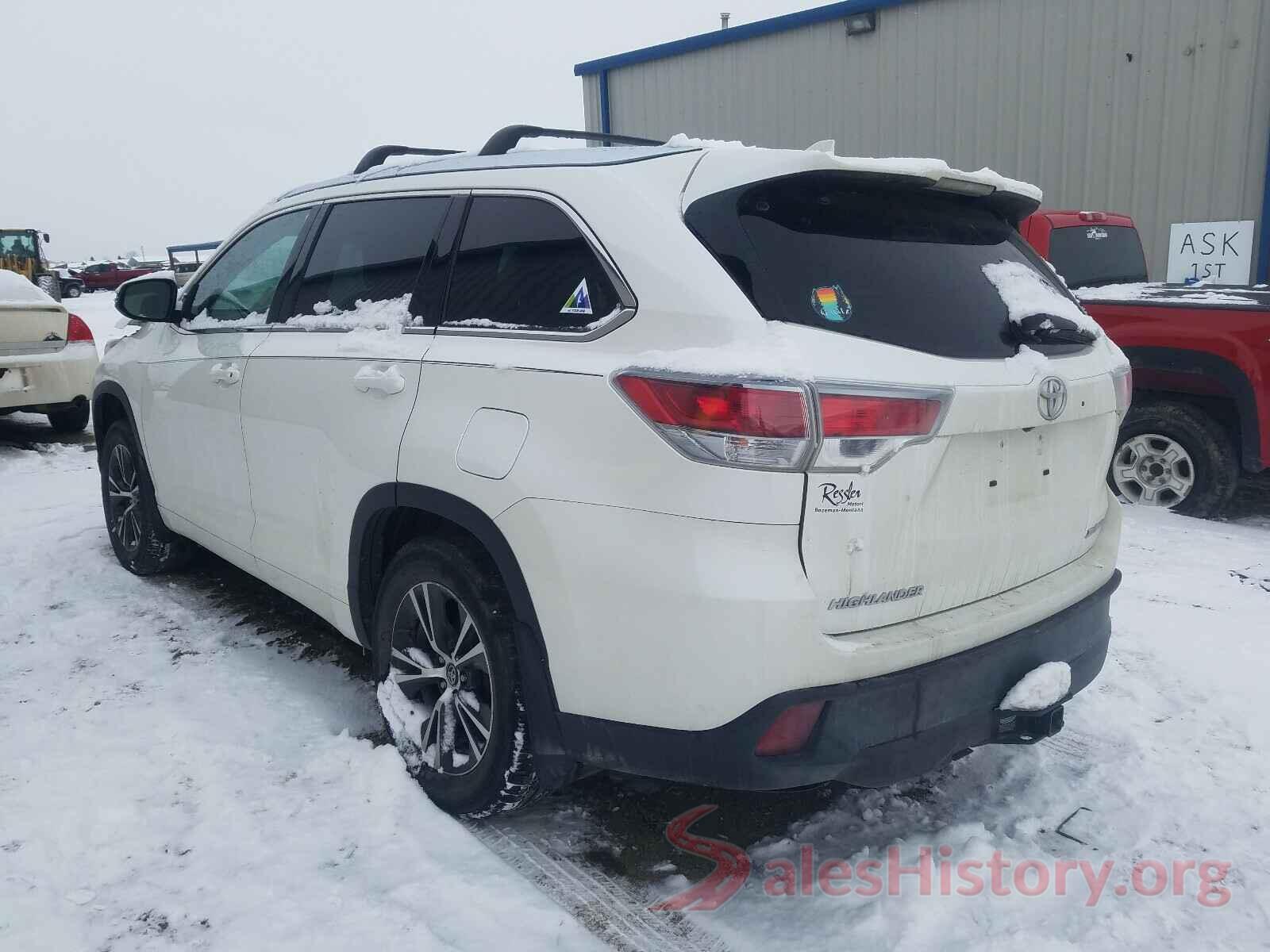 5TDJKRFH3GS312224 2016 TOYOTA HIGHLANDER