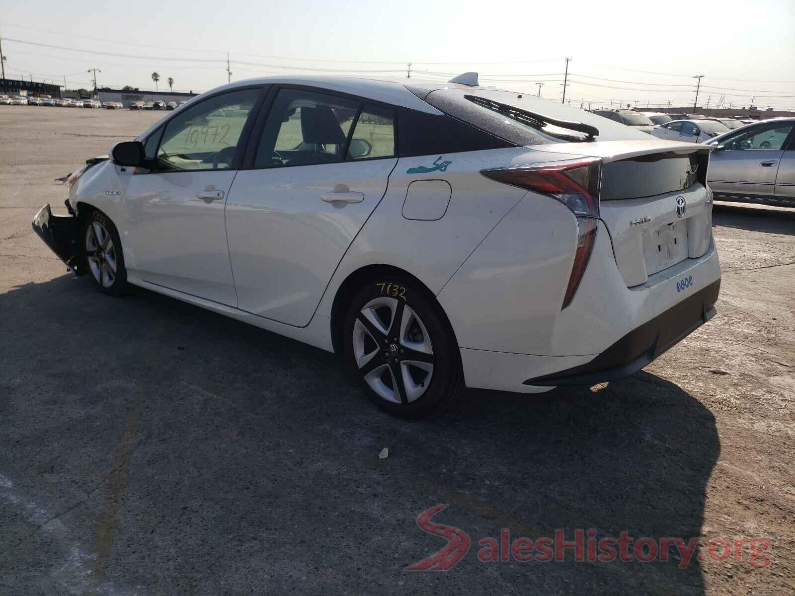 JTDKARFU2H3040742 2017 TOYOTA PRIUS