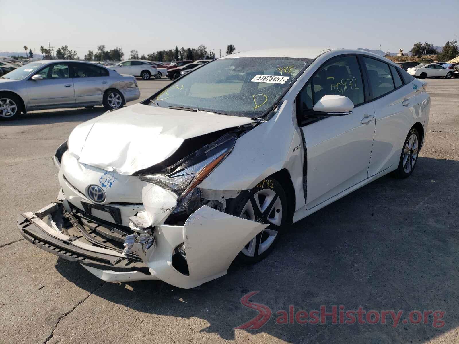 JTDKARFU2H3040742 2017 TOYOTA PRIUS