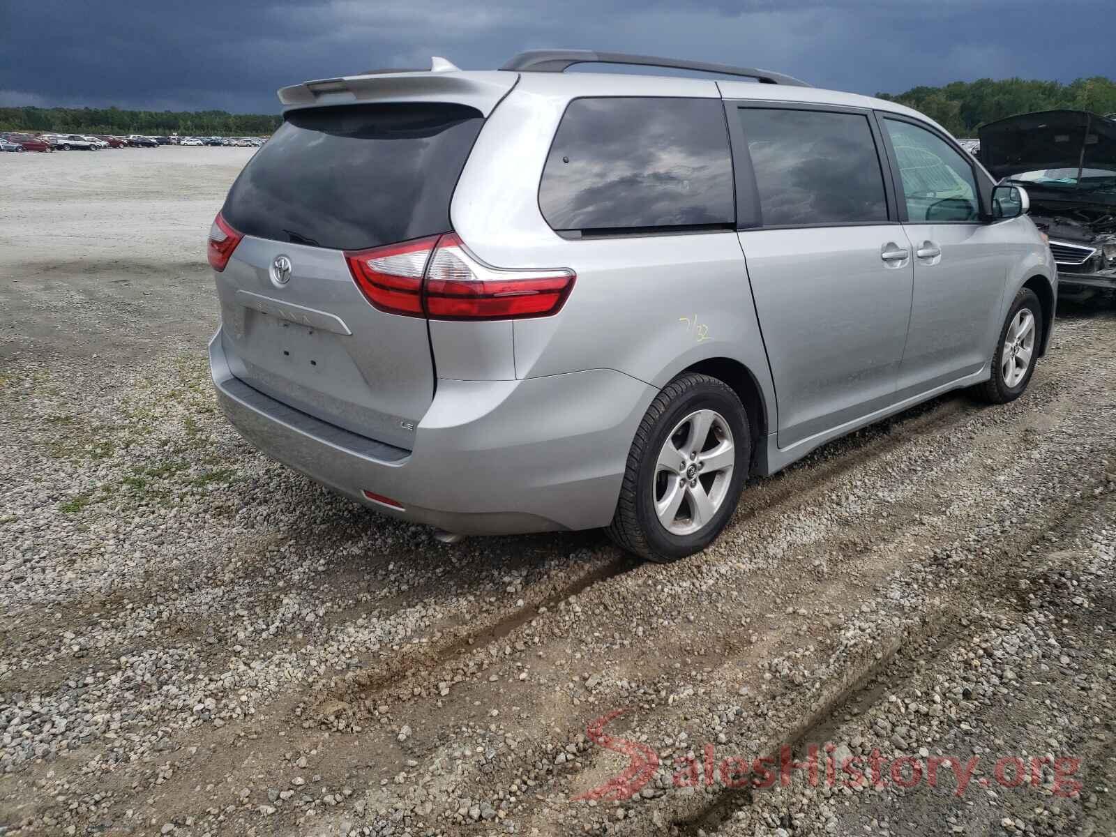 5TDKZ3DC6KS966745 2019 TOYOTA SIENNA