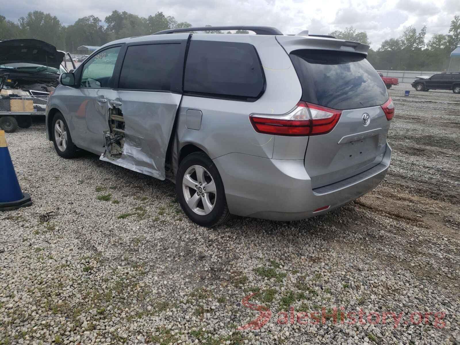 5TDKZ3DC6KS966745 2019 TOYOTA SIENNA