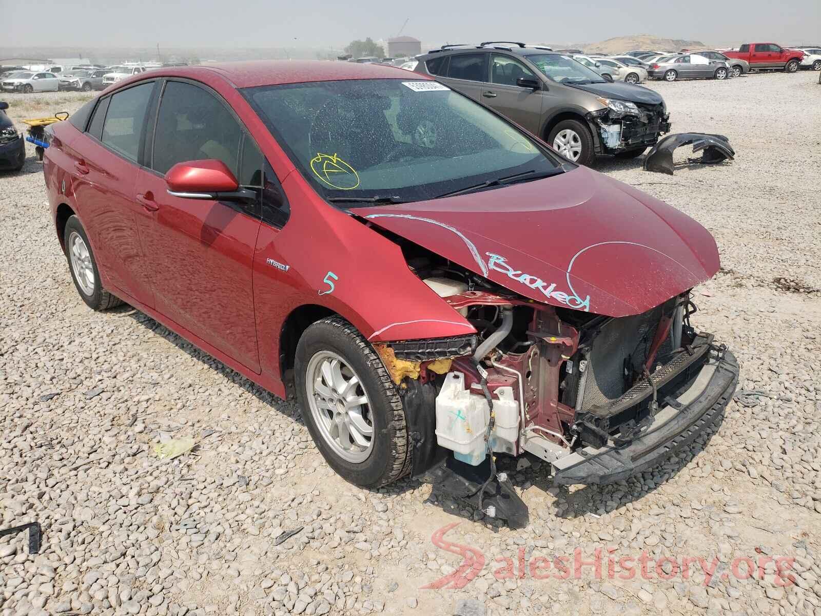 JTDKARFU9G3521683 2016 TOYOTA PRIUS