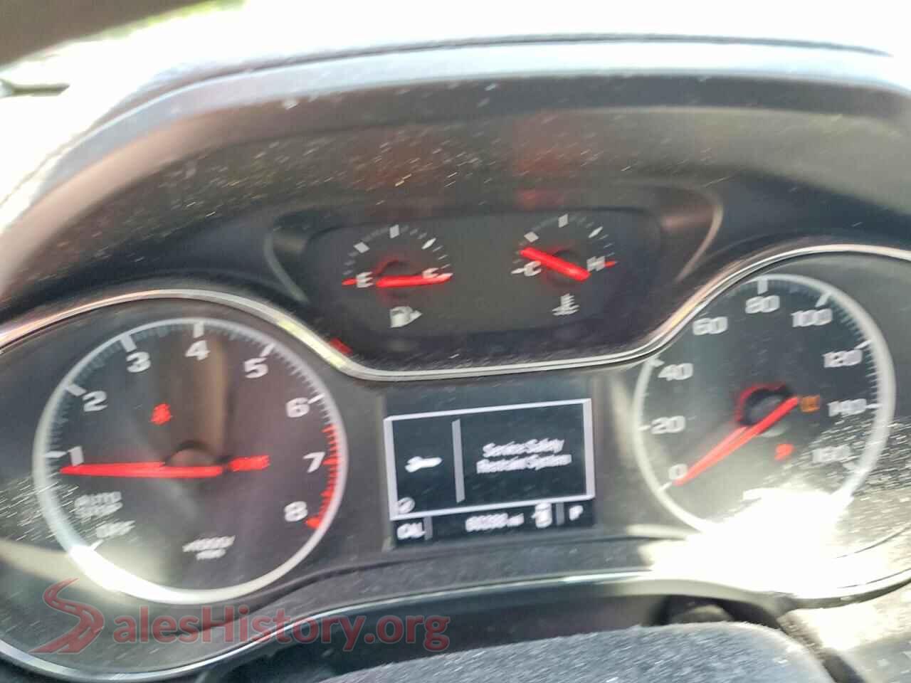 2019 CHEVROLET CRUZE VIN 1G1BE5SM1K7112428, interior center console