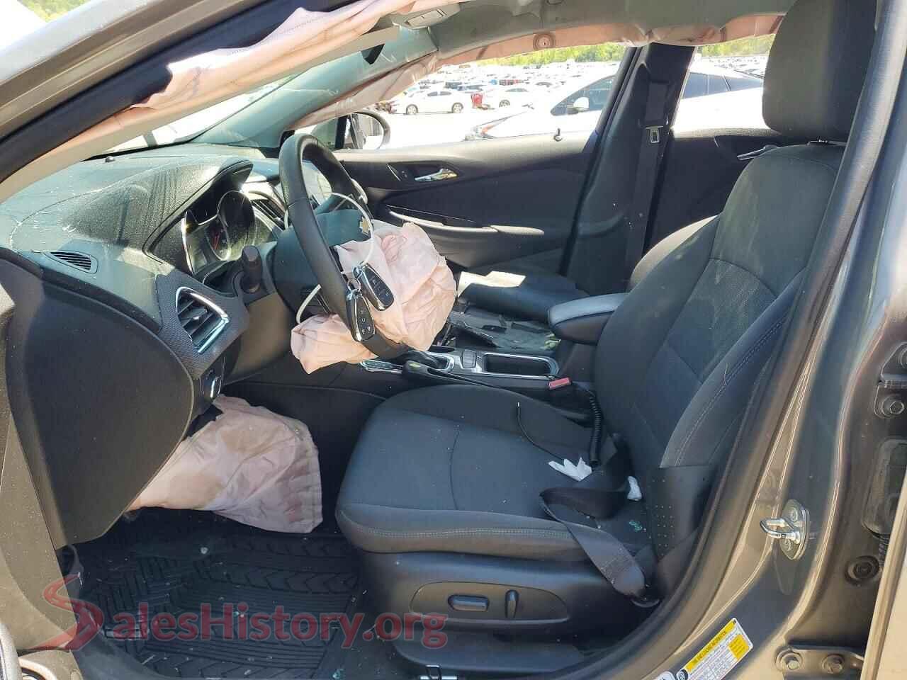 2019 CHEVROLET CRUZE VIN 1G1BE5SM1K7112428, engine bay