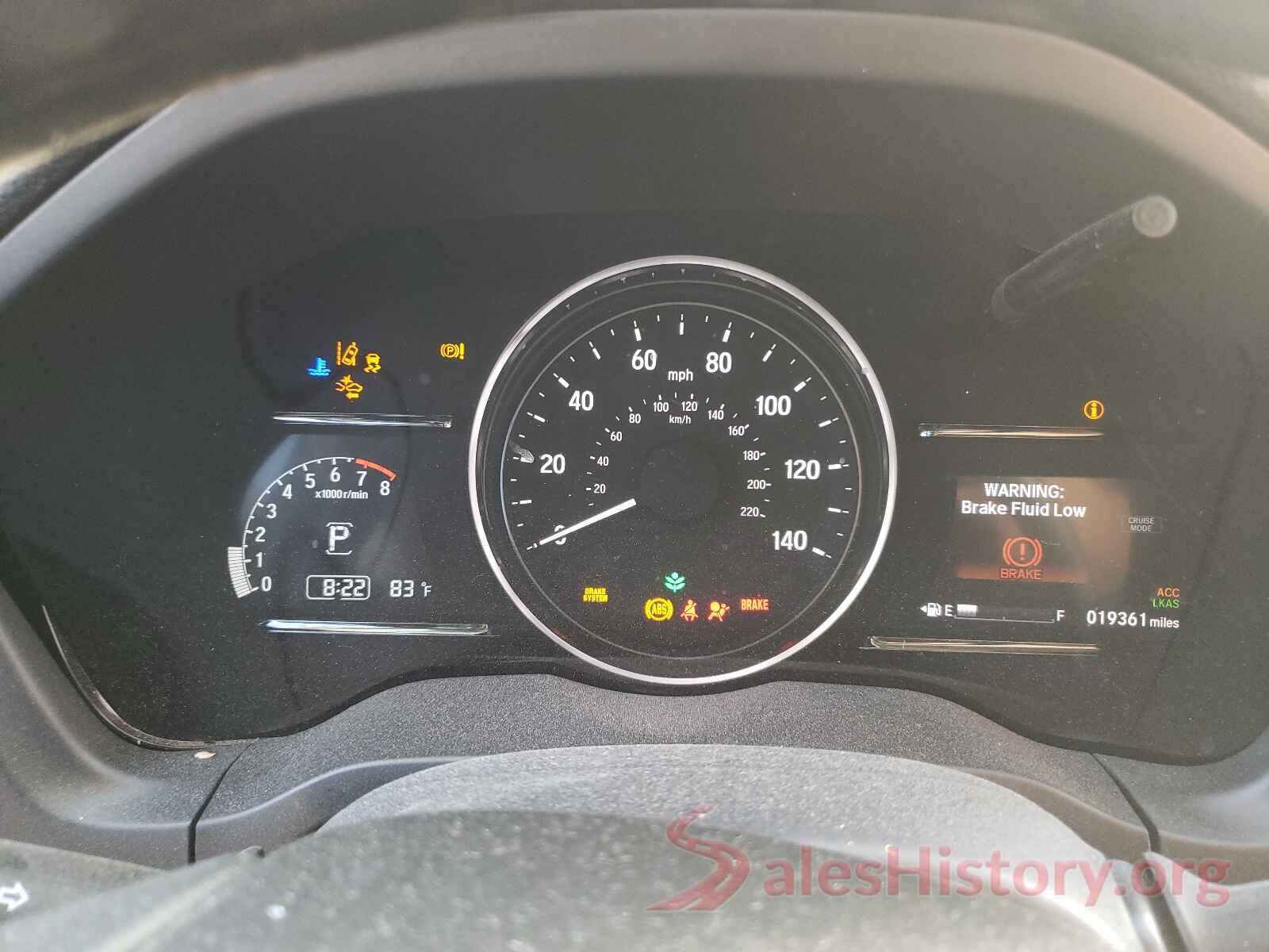 3CZRU5H58KM728491 2019 HONDA HR-V