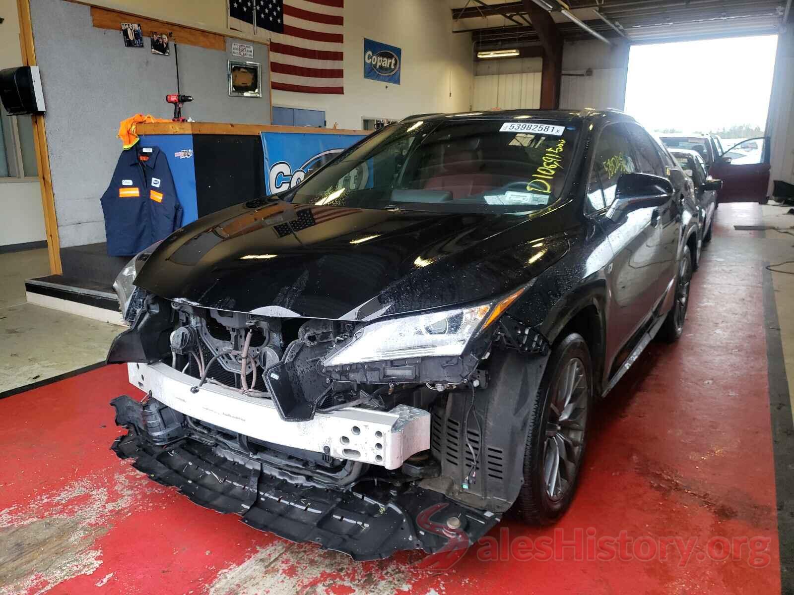 2T2BZMCA7GC029419 2016 LEXUS RX350