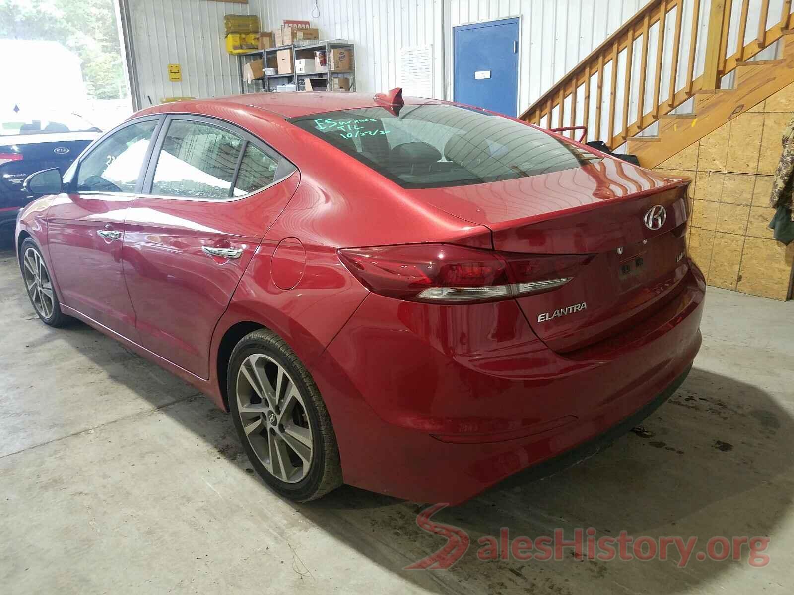 5NPD84LF9HH038231 2017 HYUNDAI ELANTRA