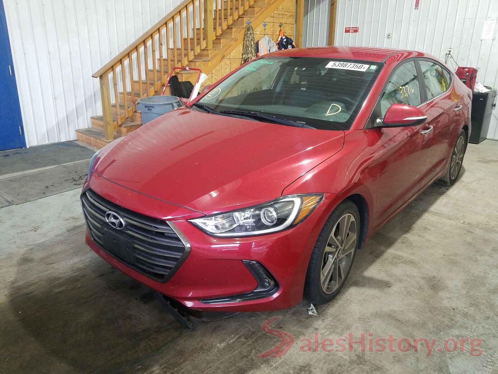 5NPD84LF9HH038231 2017 HYUNDAI ELANTRA