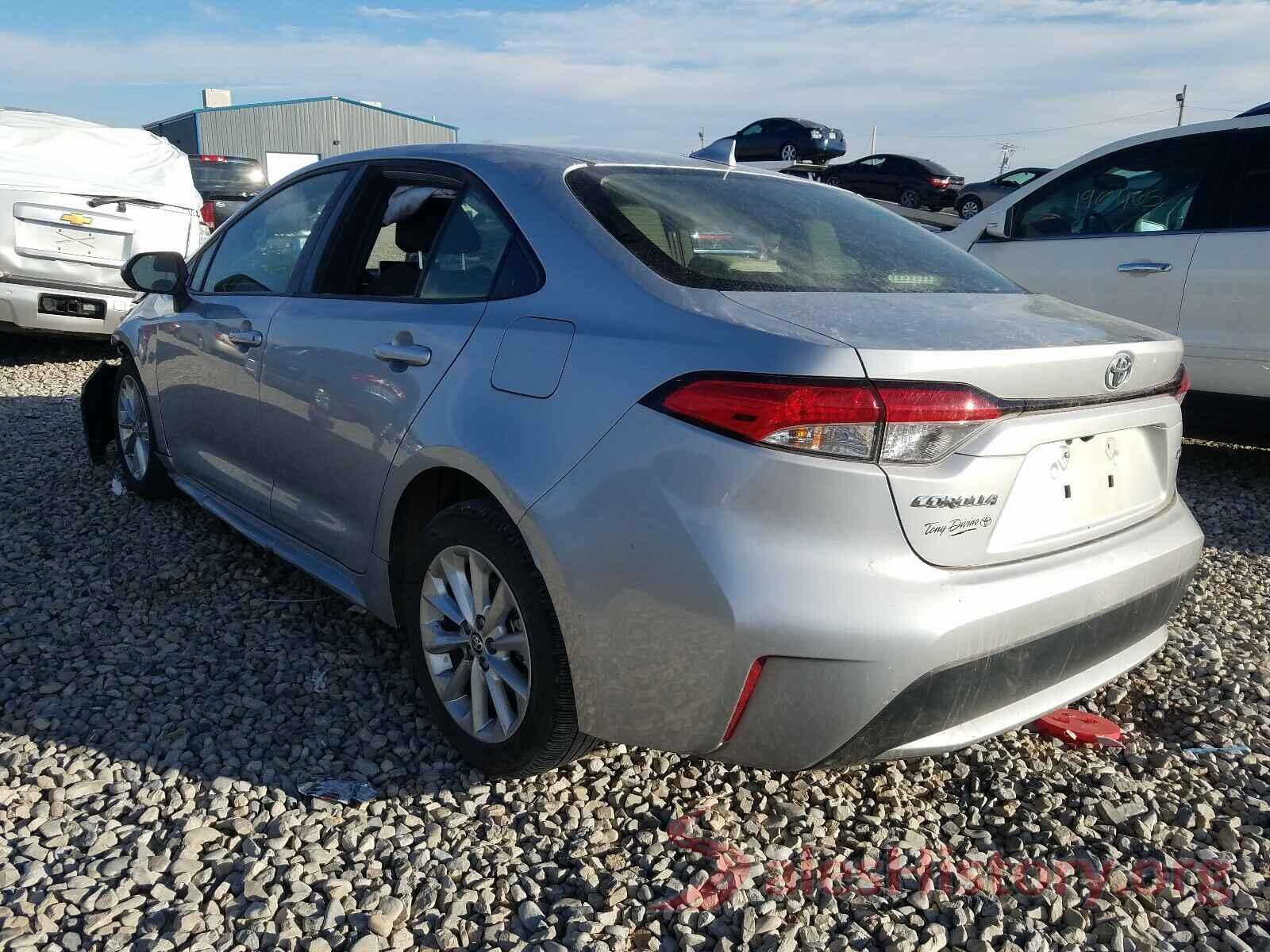 JTDHPRAEXLJ001782 2020 TOYOTA COROLLA