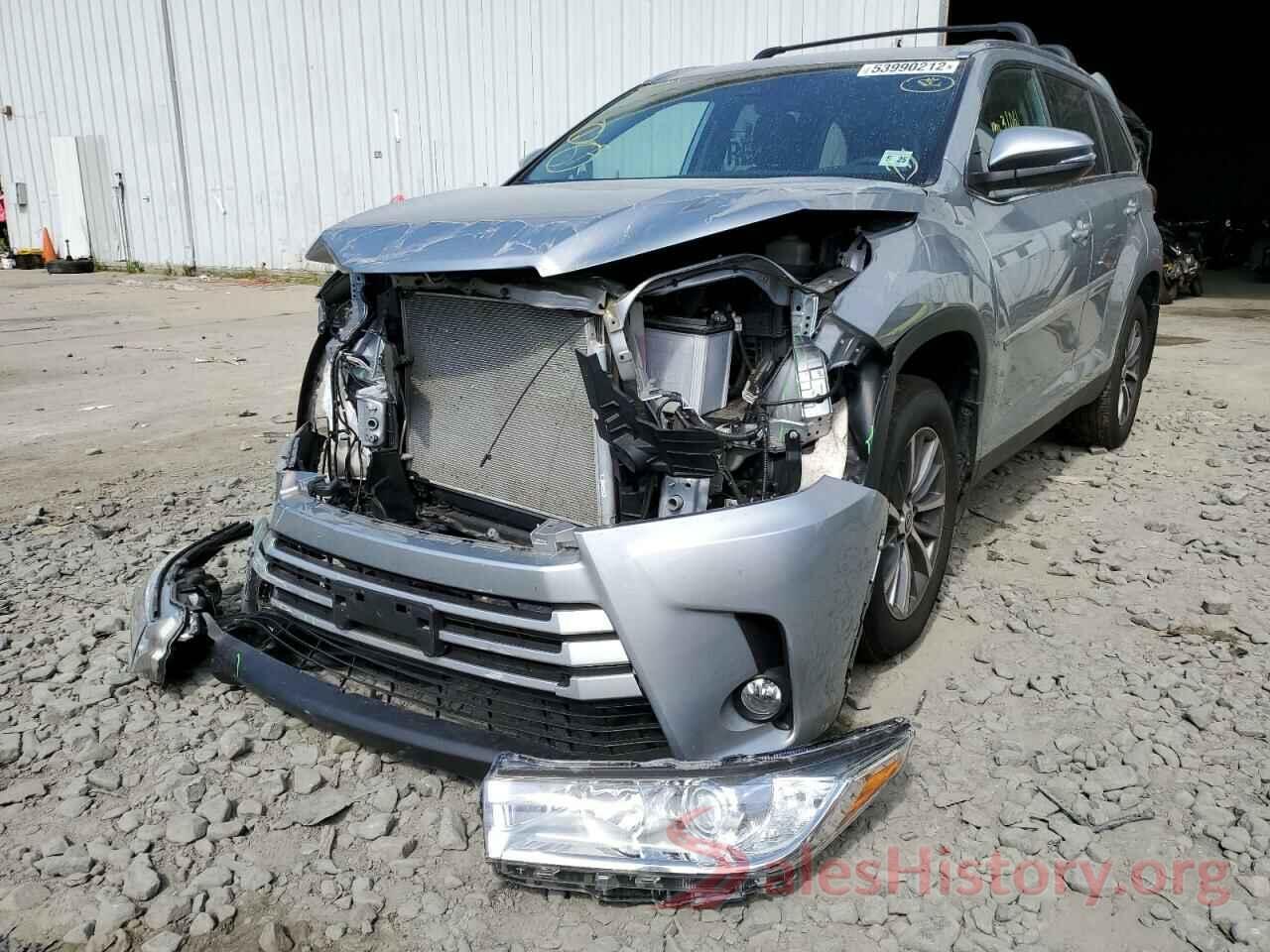 5TDJZRFH2KS629142 2019 TOYOTA HIGHLANDER