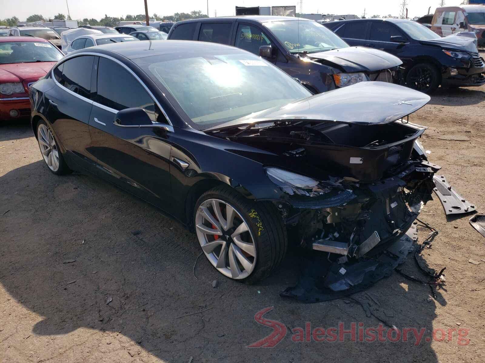 5YJ3E1EB1KF393333 2019 TESLA MODEL 3