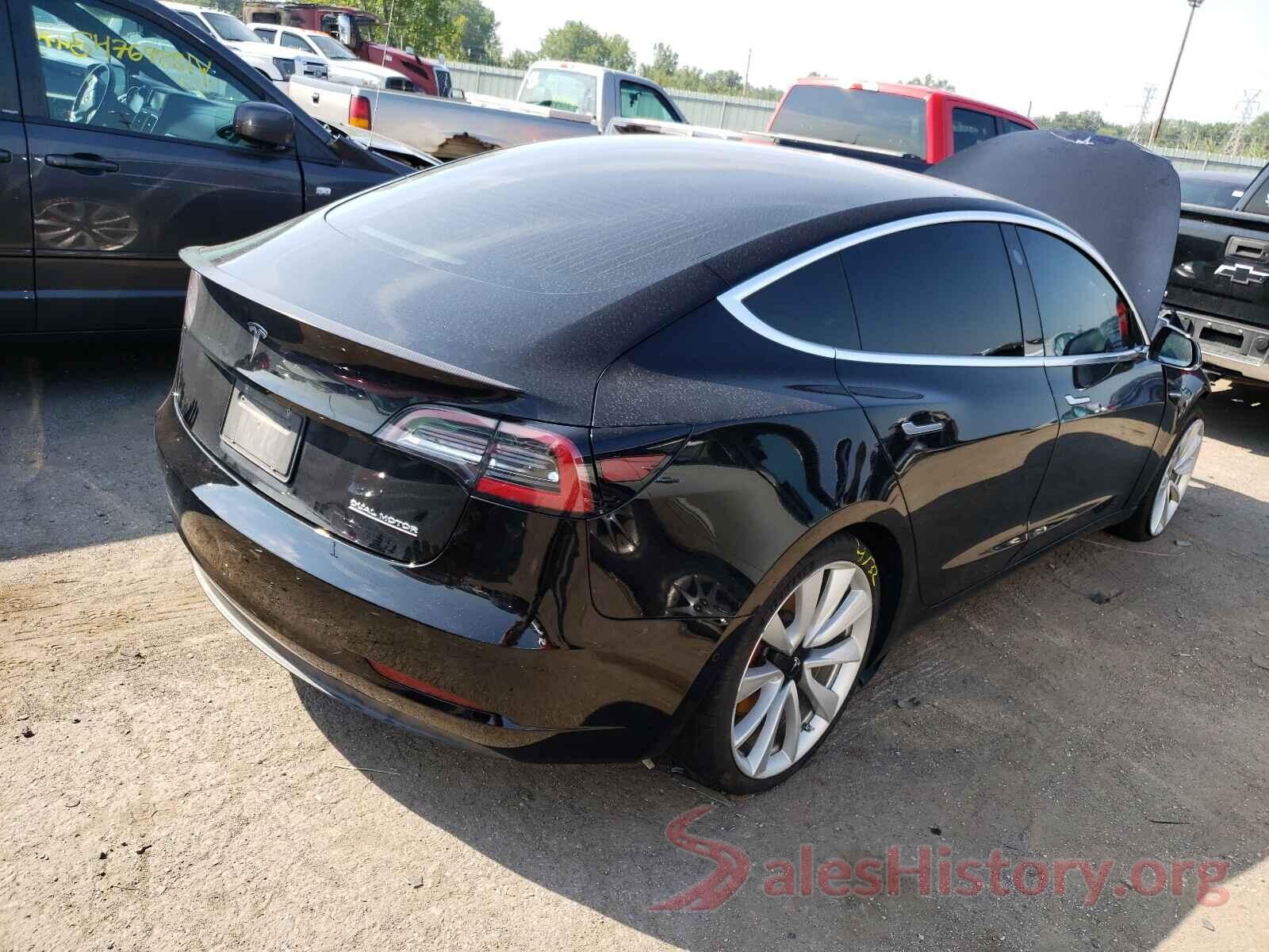 5YJ3E1EB1KF393333 2019 TESLA MODEL 3