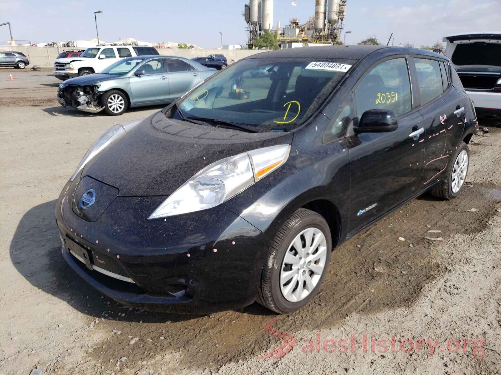 1N4AZ0CP7GC308459 2016 NISSAN LEAF