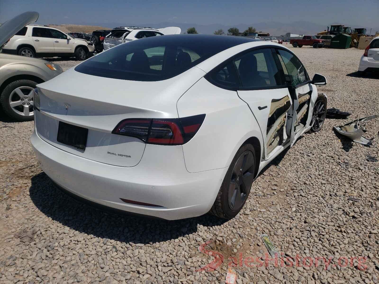 5YJ3E1EB4MF848002 2021 TESLA MODEL 3