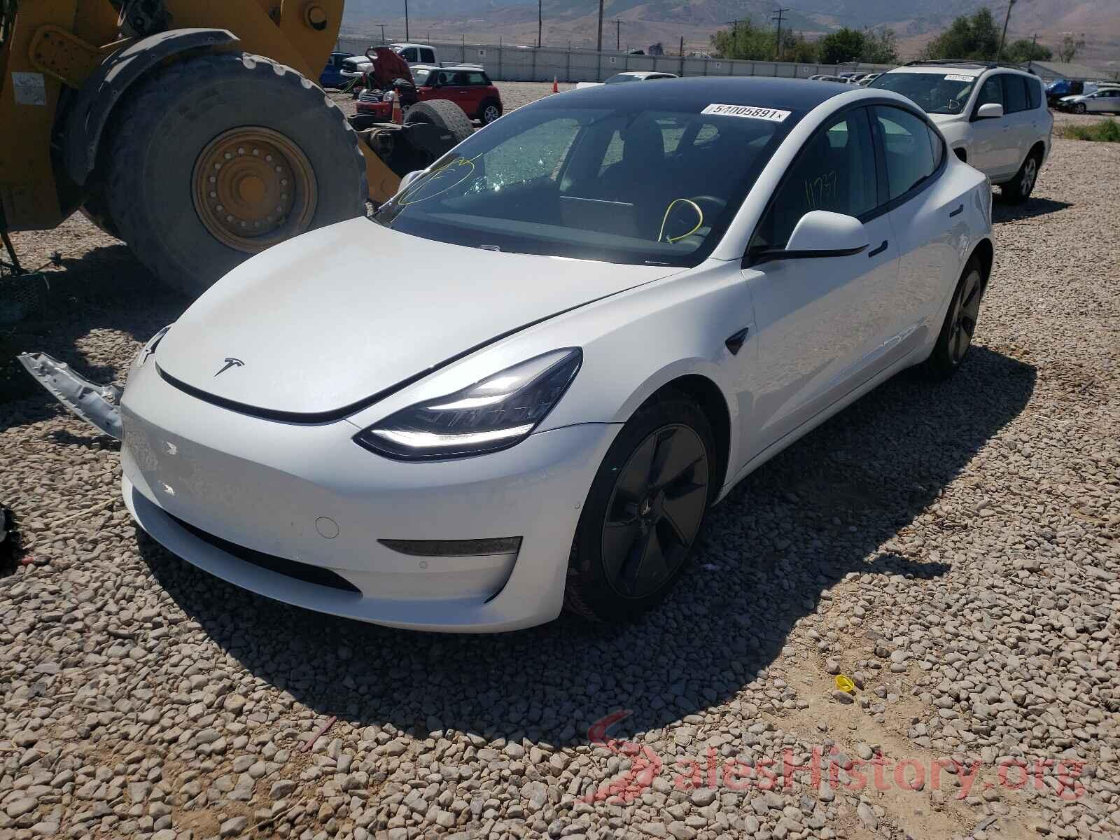 5YJ3E1EB4MF848002 2021 TESLA MODEL 3