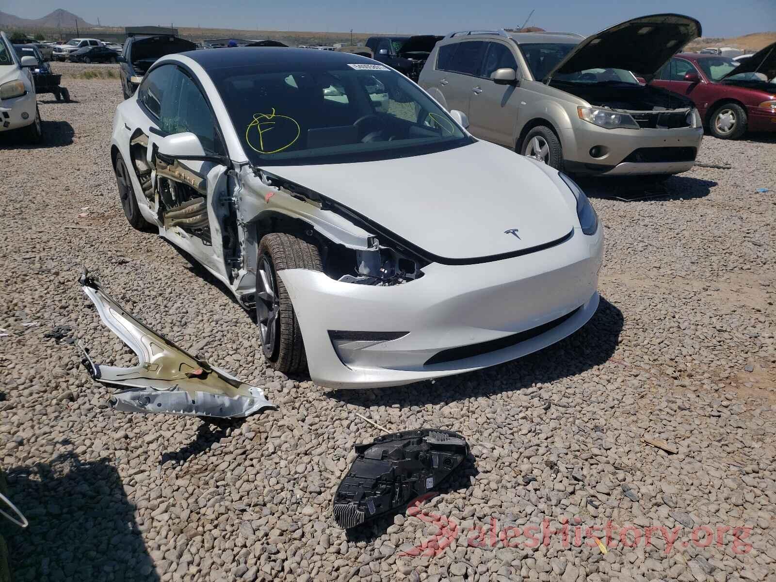 5YJ3E1EB4MF848002 2021 TESLA MODEL 3