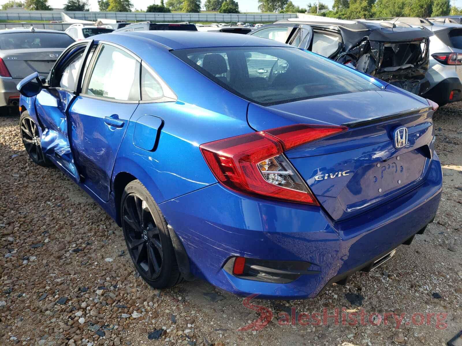 2HGFC2F86KH583491 2019 HONDA CIVIC