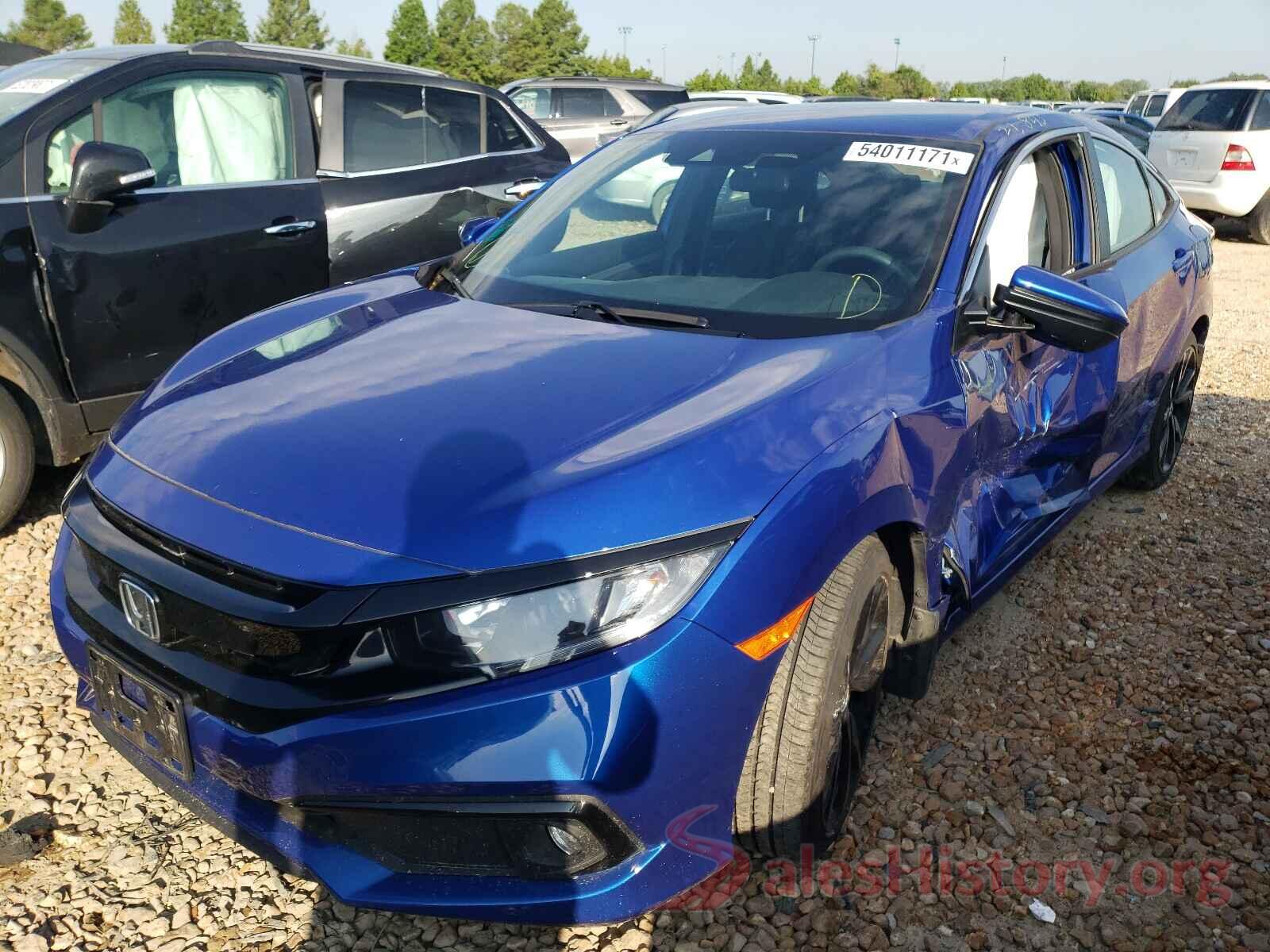 2HGFC2F86KH583491 2019 HONDA CIVIC