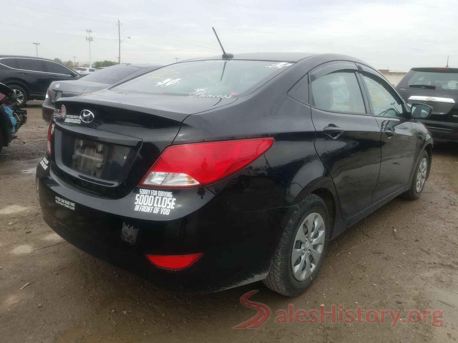 KMHCT4AE1HU375160 2017 HYUNDAI ACCENT