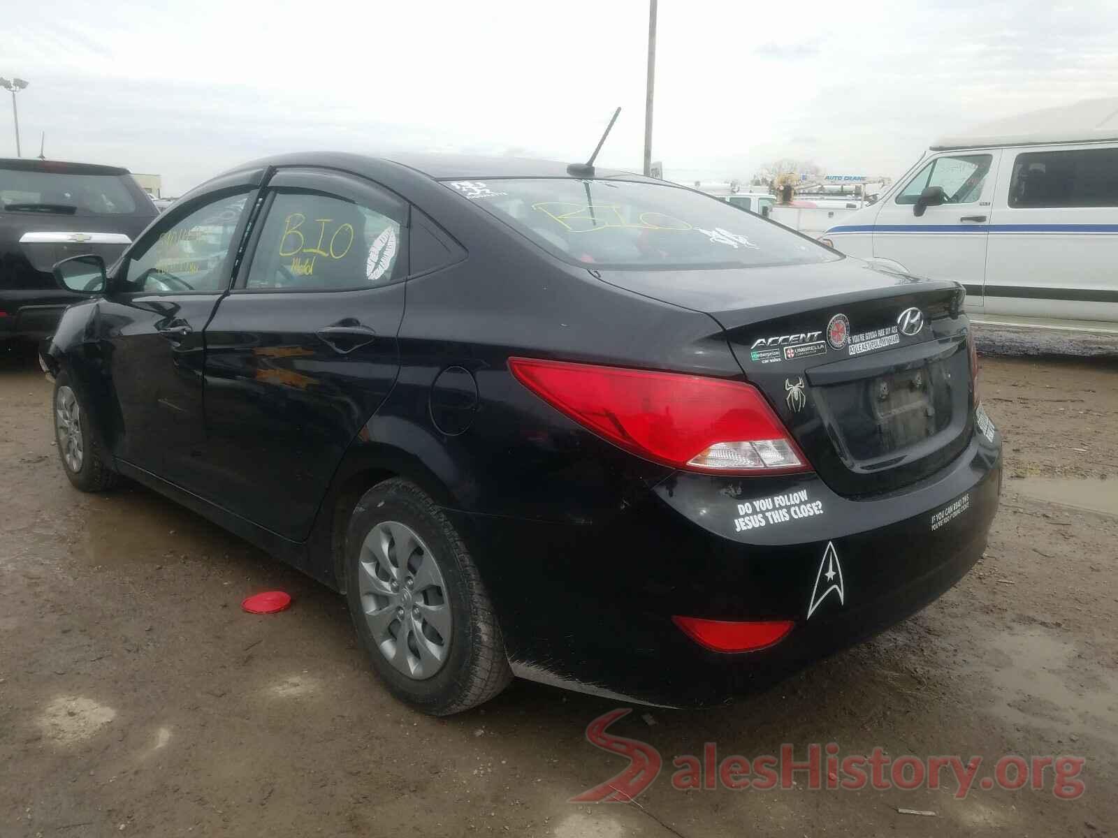 KMHCT4AE1HU375160 2017 HYUNDAI ACCENT