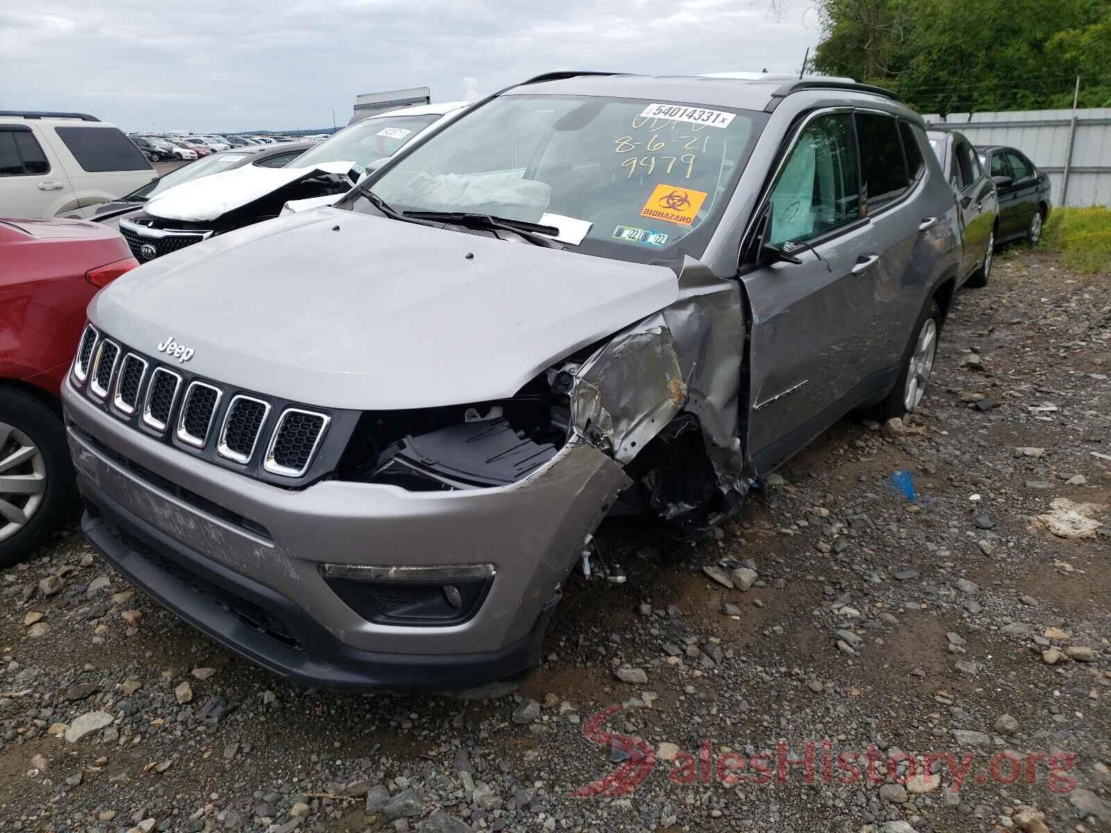 3C4NJDBB2LT209479 2020 JEEP COMPASS