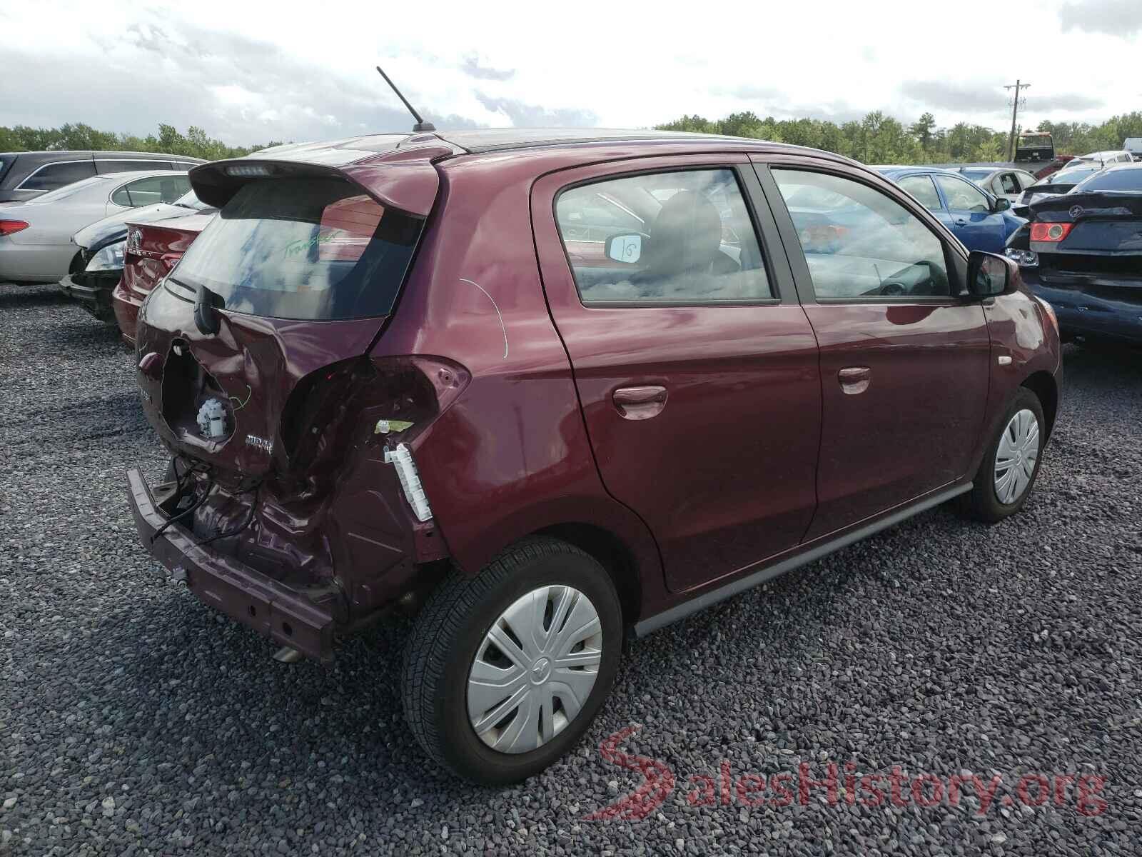 ML32A3HJ4KH014964 2019 MITSUBISHI MIRAGE