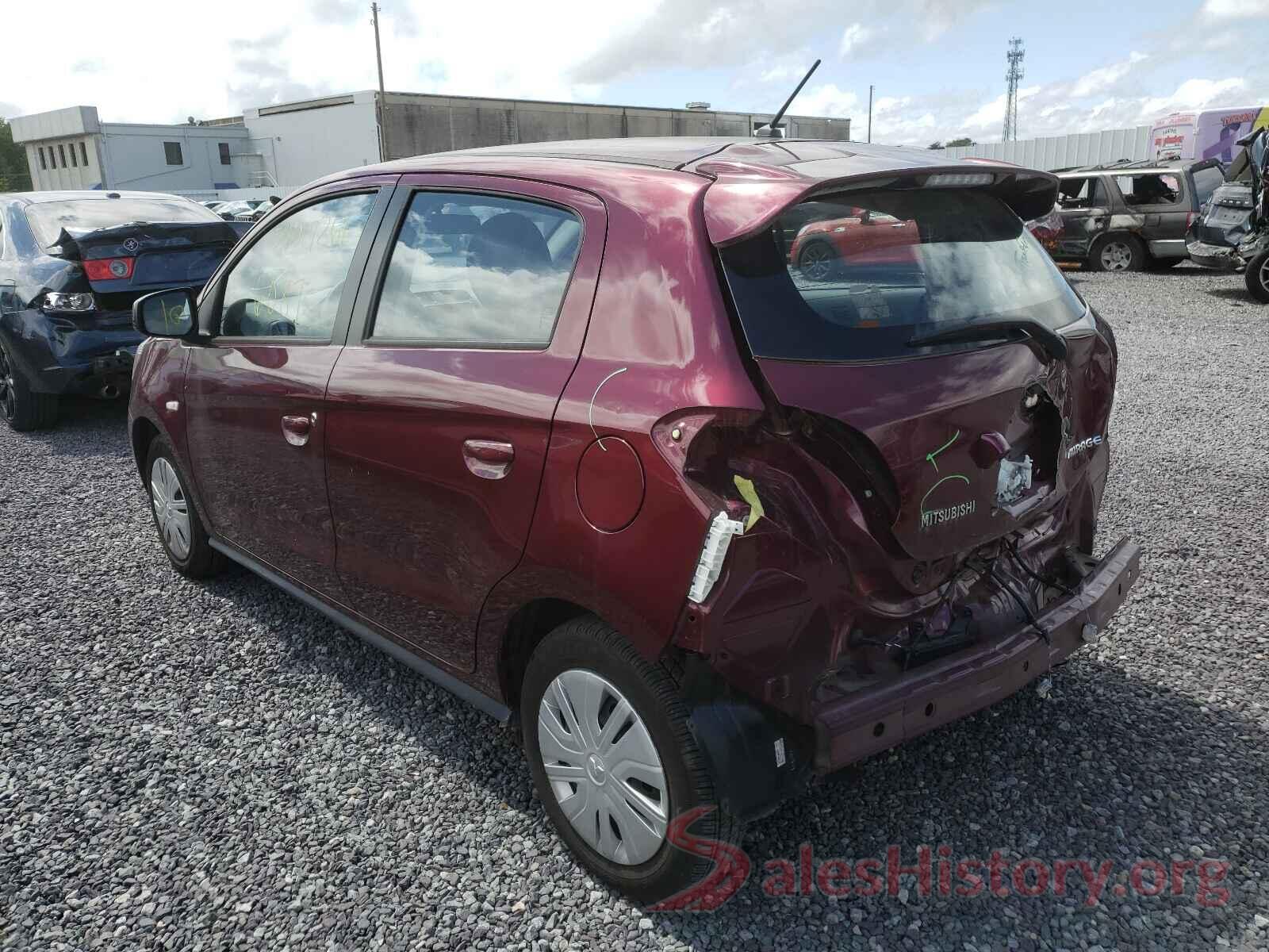 ML32A3HJ4KH014964 2019 MITSUBISHI MIRAGE