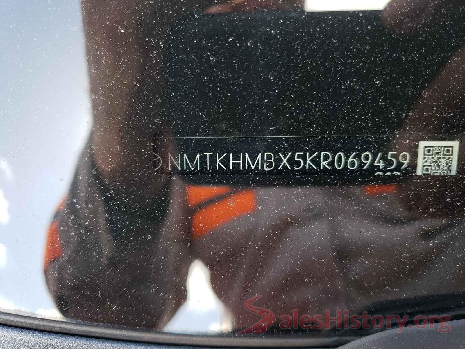 NMTKHMBX5KR069459 2019 TOYOTA C-HR