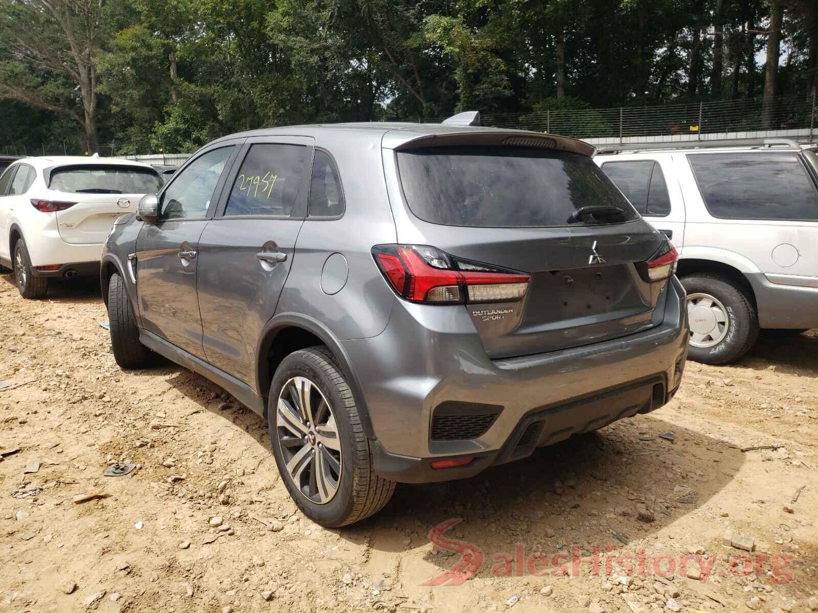 JA4AR3AU8LU006598 2020 MITSUBISHI OUTLANDER