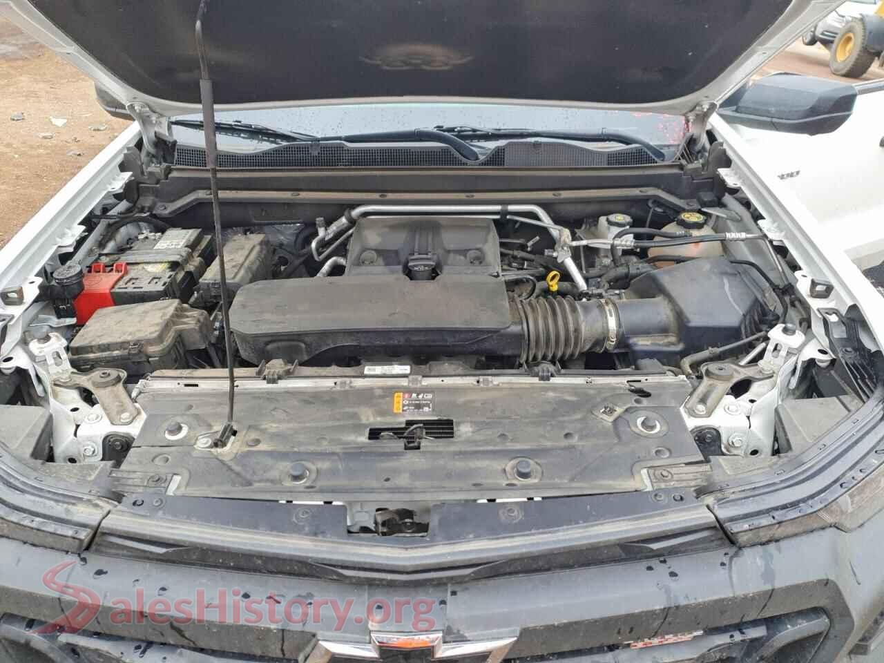 2023 CHEVROLET COLORADO VIN 1GCPTEEK1P1228431, VIN plate