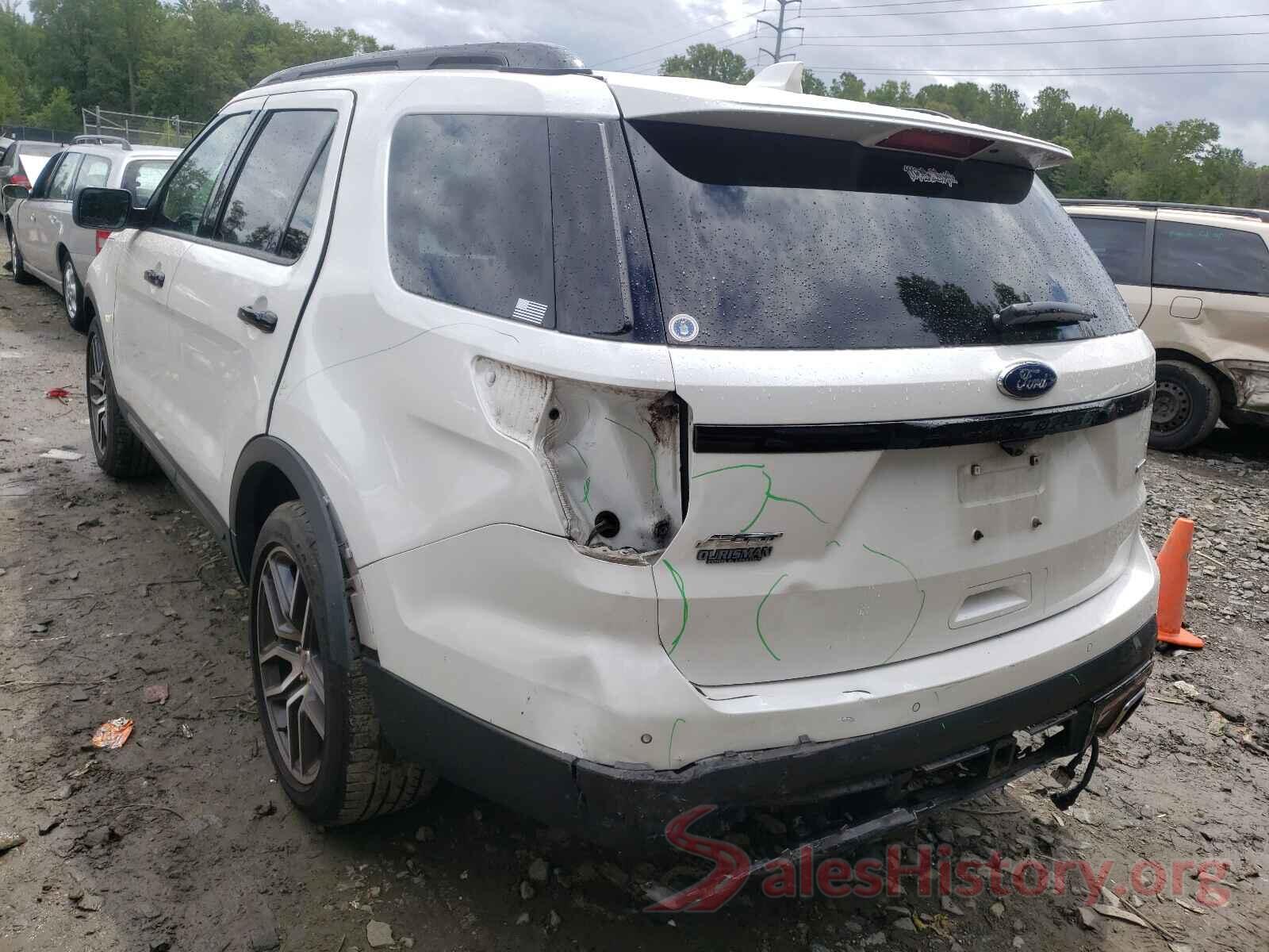 1FM5K8GT9GGB38843 2016 FORD EXPLORER