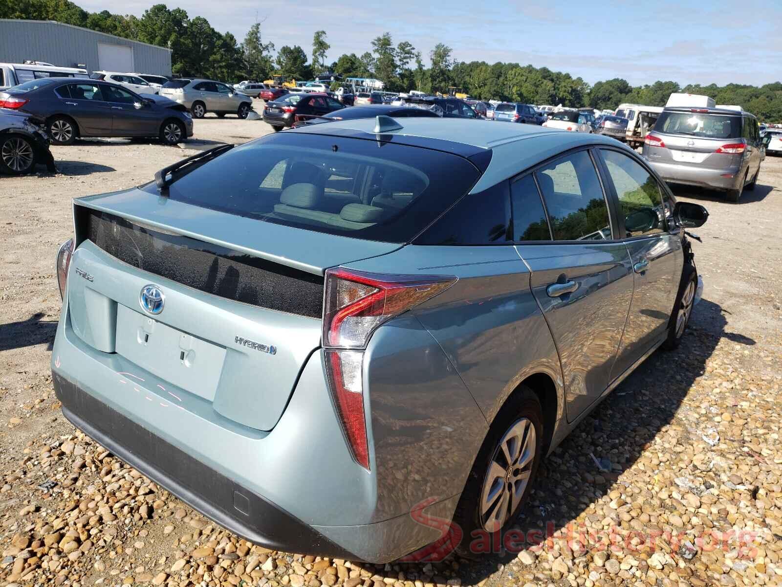 JTDKARFU9G3504883 2016 TOYOTA PRIUS