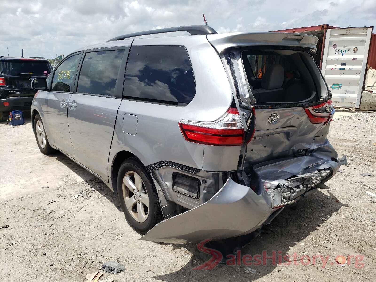 5TDKZ3DC8HS889837 2017 TOYOTA SIENNA