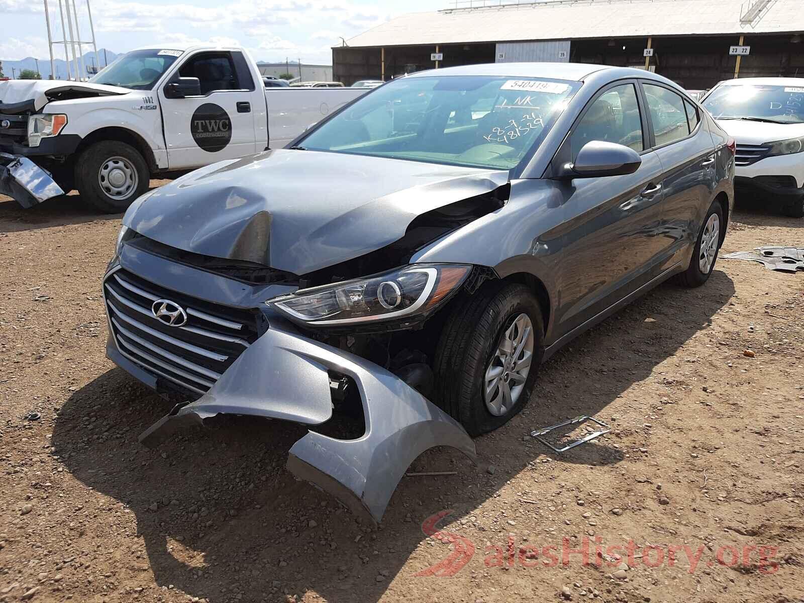 KMHD74LFXJU481529 2018 HYUNDAI ELANTRA