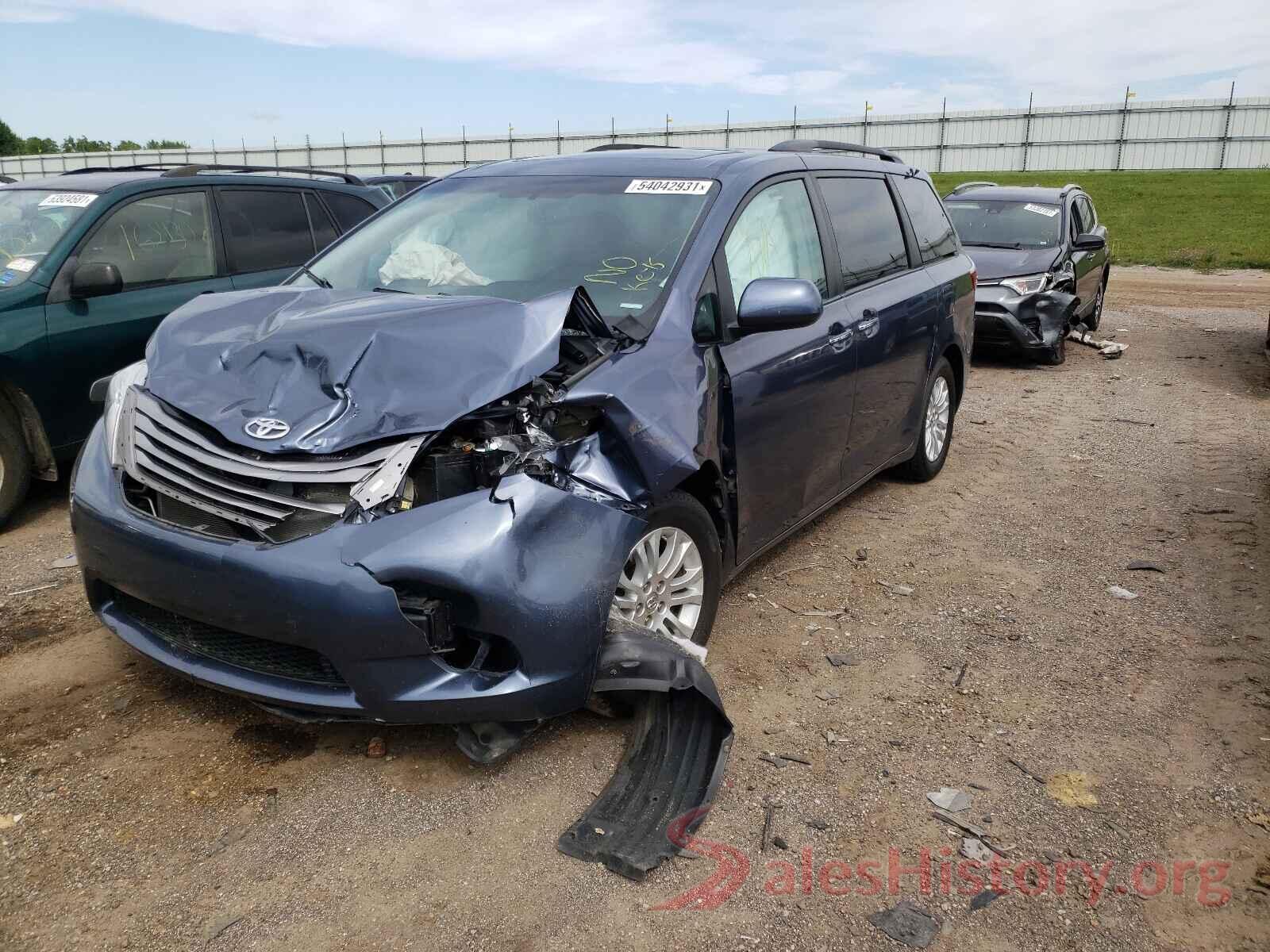 5TDYK3DC8GS706000 2016 TOYOTA SIENNA