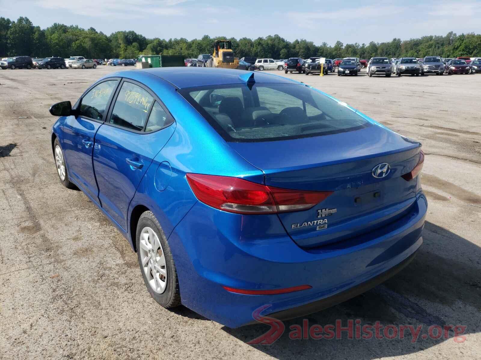 5NPD74LF5HH121450 2017 HYUNDAI ELANTRA