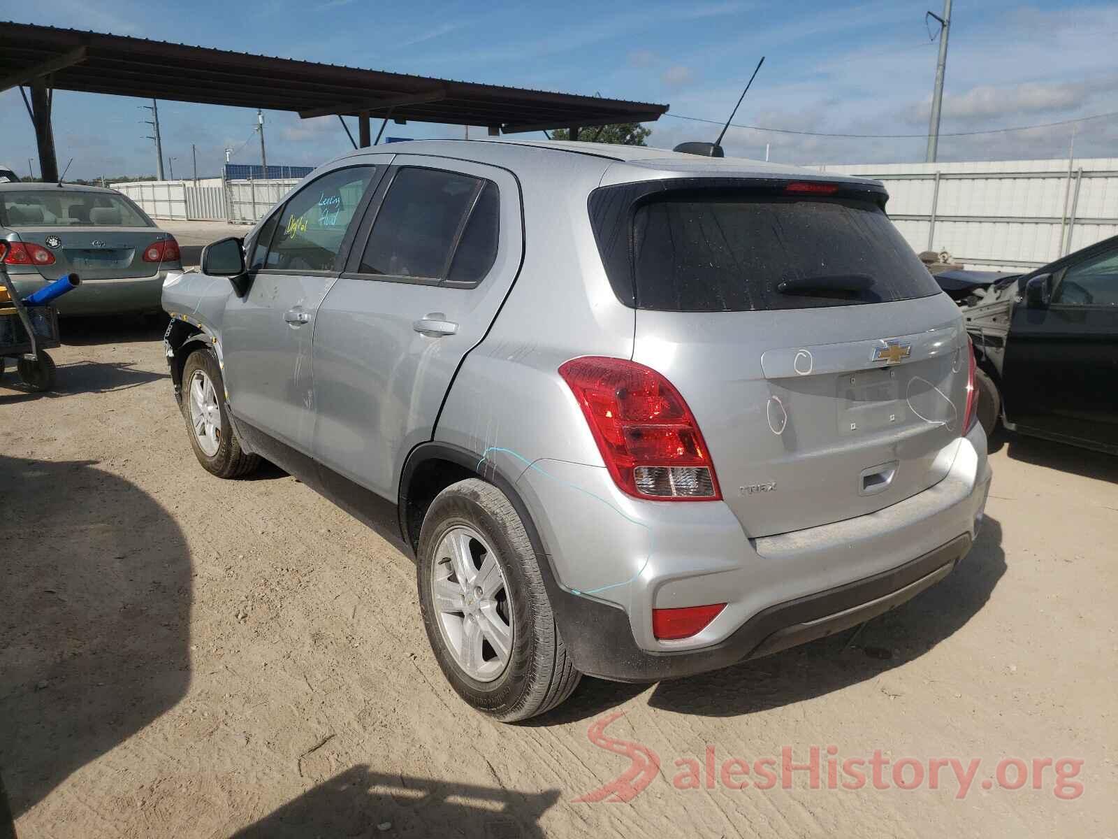 KL7CJKSB3LB039613 2020 CHEVROLET TRAX