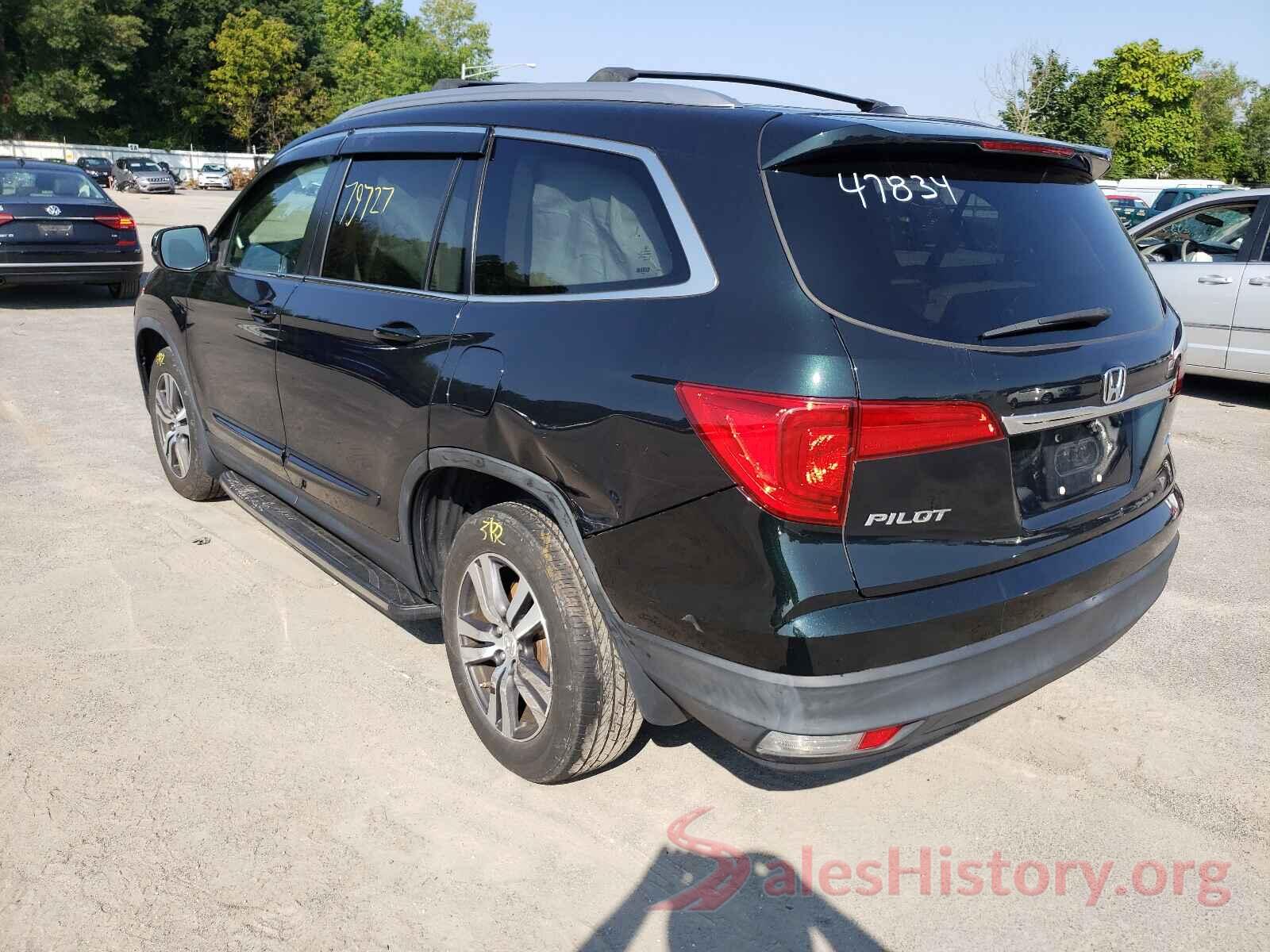 5FNYF6H87GB018439 2016 HONDA PILOT