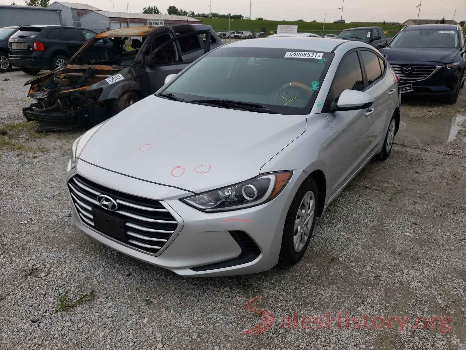 5NPD74LF5HH104325 2017 HYUNDAI ELANTRA