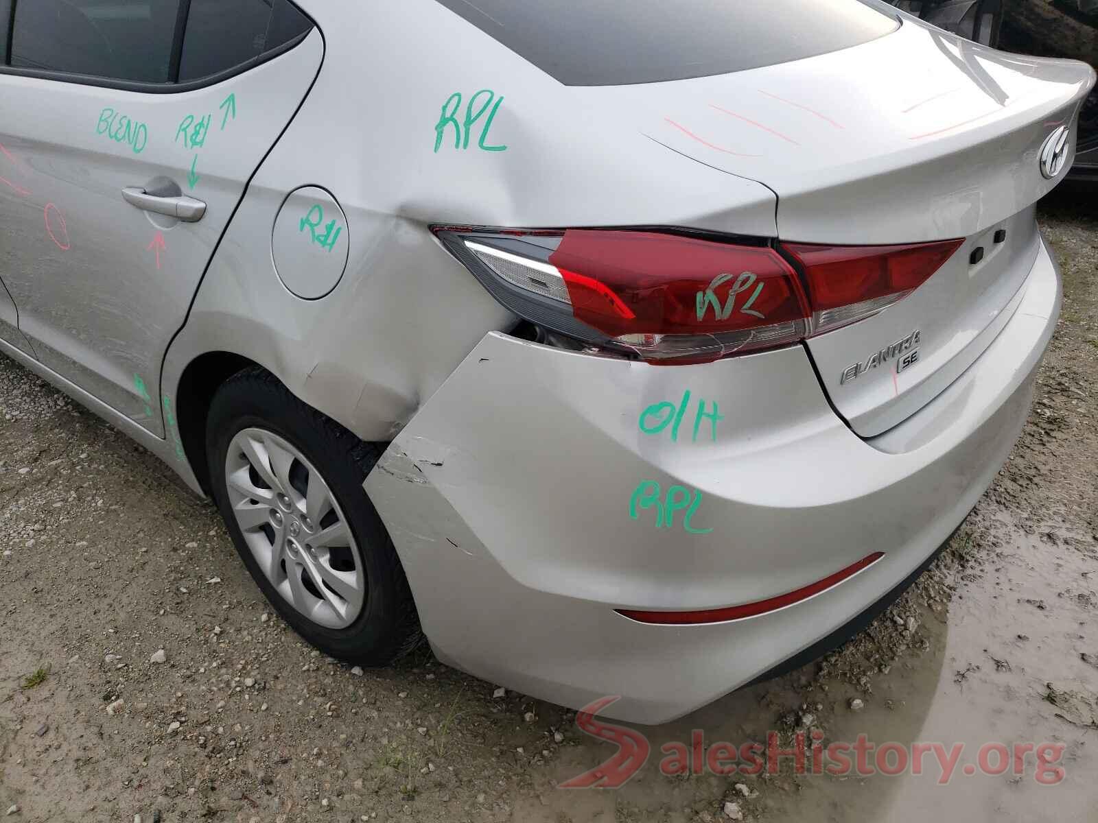 5NPD74LF5HH104325 2017 HYUNDAI ELANTRA