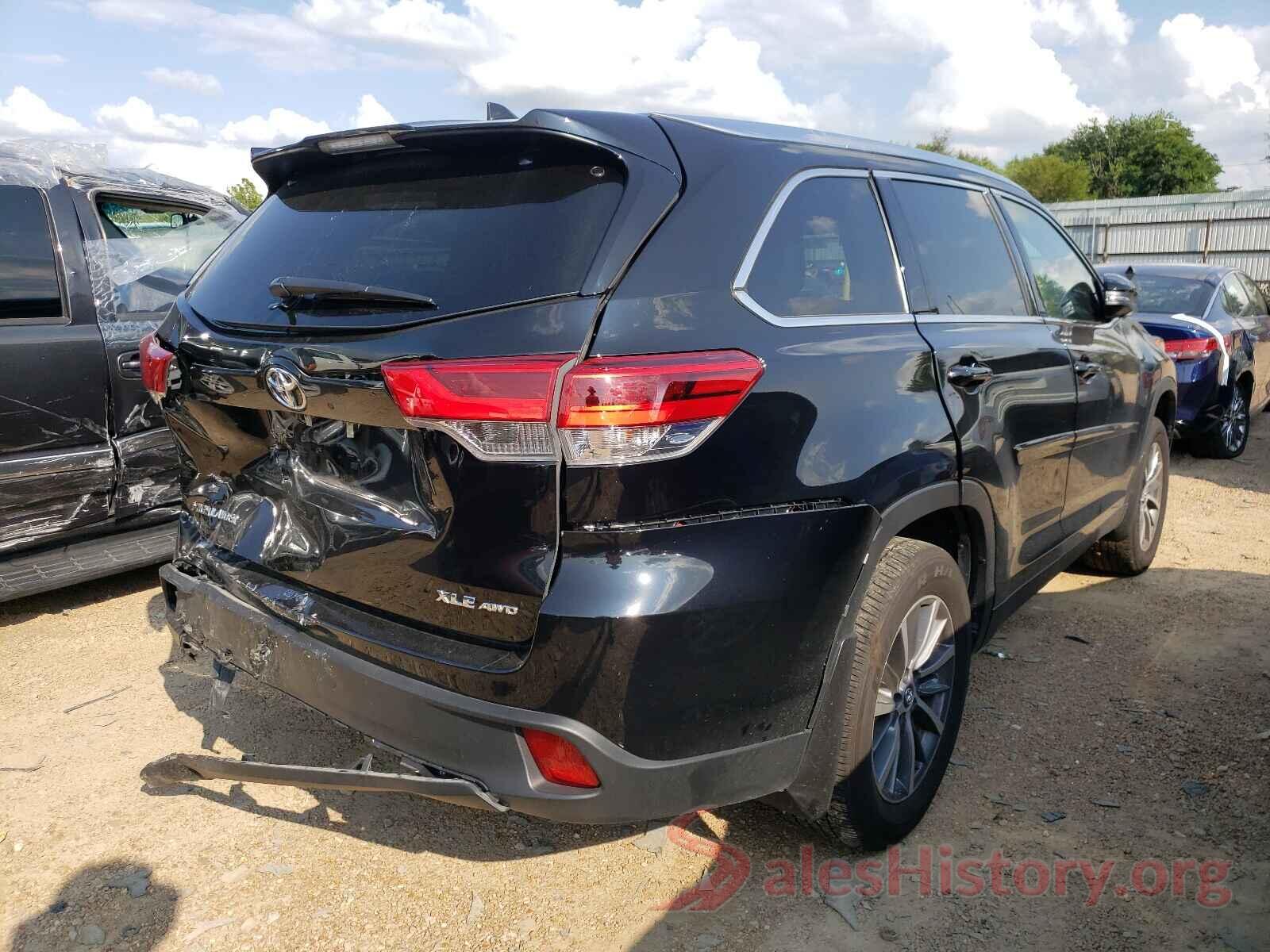 5TDJZRFH0KS619600 2019 TOYOTA HIGHLANDER