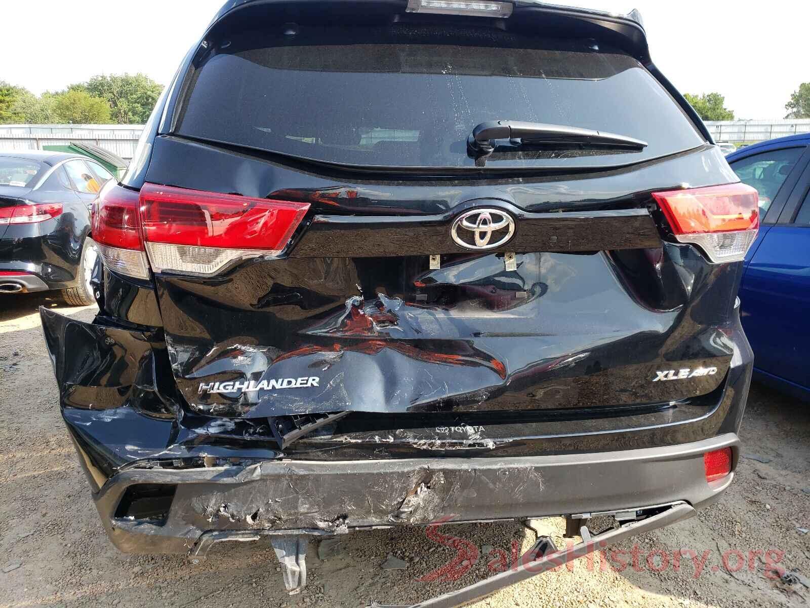 5TDJZRFH0KS619600 2019 TOYOTA HIGHLANDER