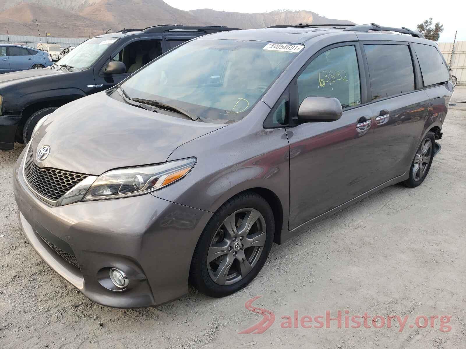 5TDXZ3DC1HS777838 2017 TOYOTA SIENNA