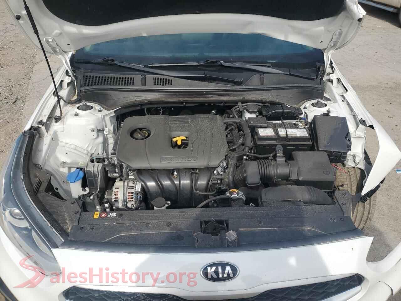 2021 KIA FORTE VIN 3KPF24AD3ME404095, VIN plate
