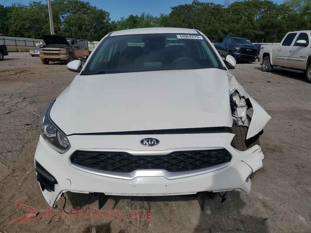 2021 KIA FORTE VIN 3KPF24AD3ME404095, rear view