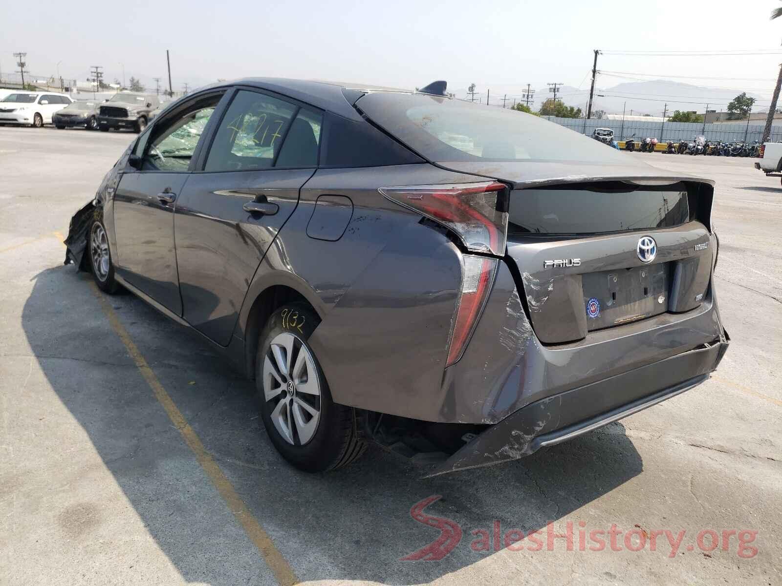 JTDKARFU8H3035710 2017 TOYOTA PRIUS