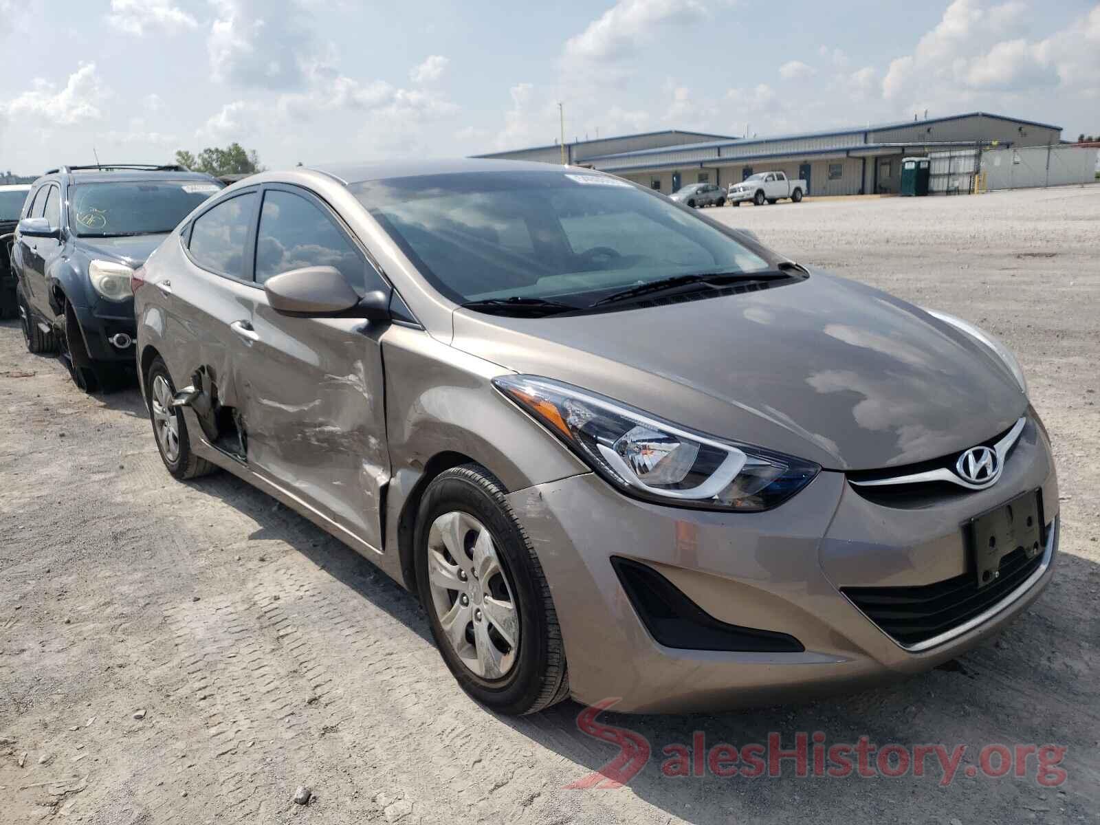 5NPDH4AE4GH673673 2016 HYUNDAI ELANTRA