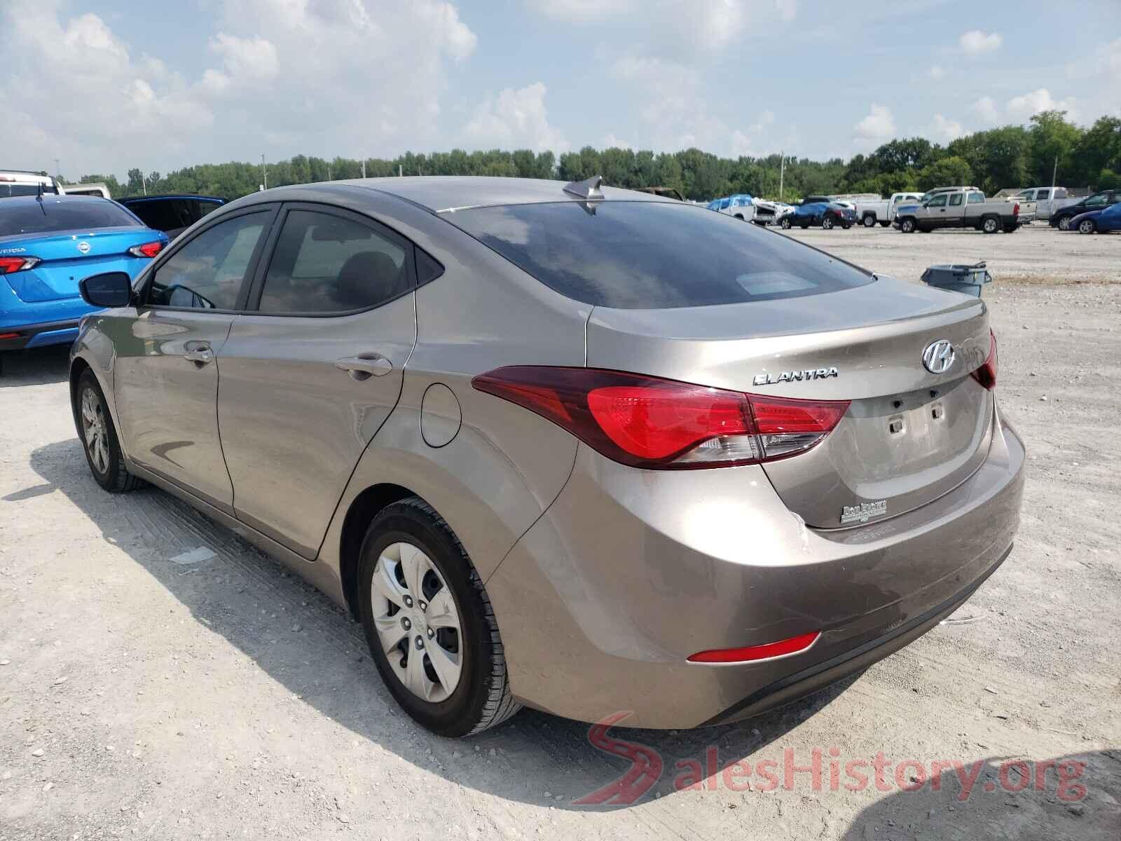 5NPDH4AE4GH673673 2016 HYUNDAI ELANTRA