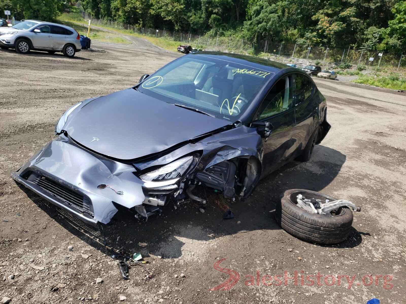 5YJYGAEEXMF207818 2021 TESLA MODEL Y